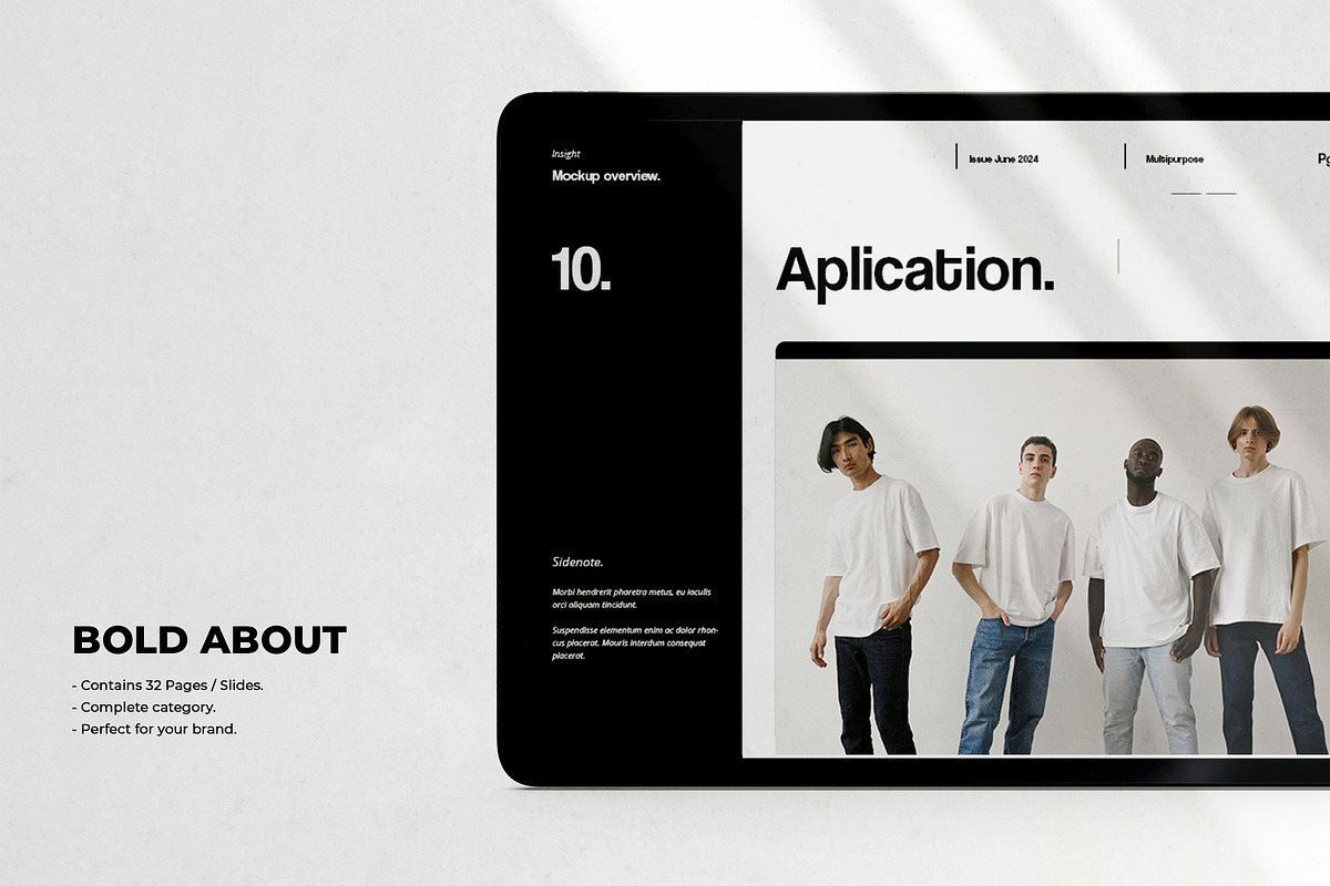 BOLD | Brand Guidelines, a Brochure Template by Analogi Studio (Photo 3 of 21)