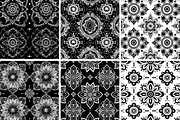 Black Mandala Seamless Patterns, a Pattern Graphic by PrintablesByFranklyn (Thumbnail 3 of 4)