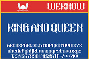 King and Queen font, a Font by weknow (Thumbnail 1 of 8)