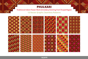 Phulkari - Embroidery Patterns