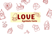 Love, a Symbol Font by Sirinart (Thumbnail 1 of 6)