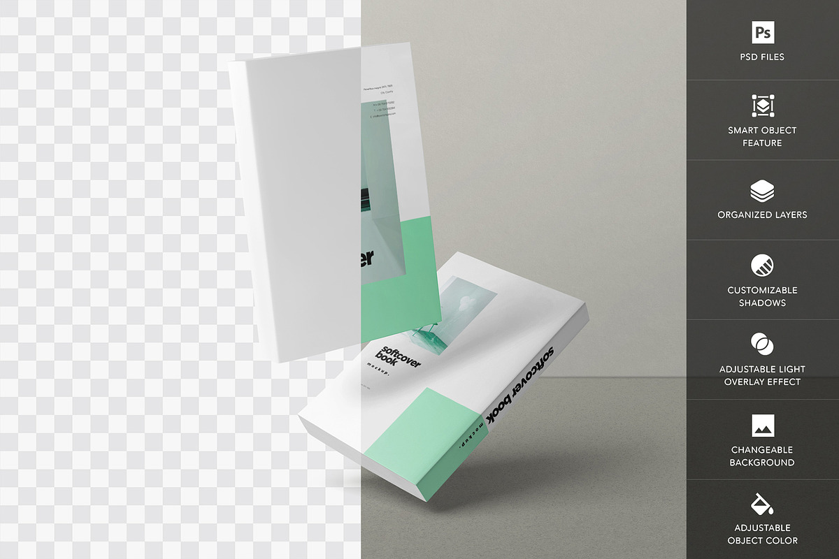 Book Mockup, a Product Mockup by GfxFoundry (Photo 2 of 6)