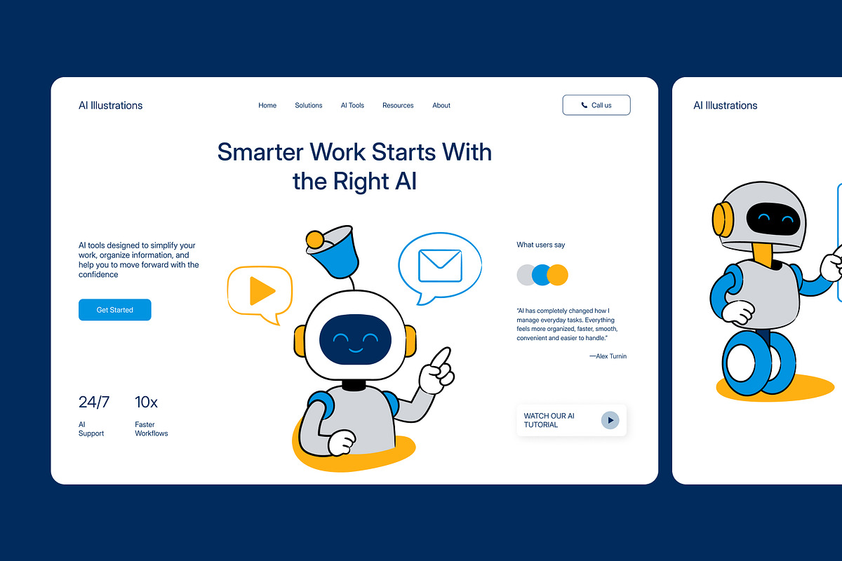 99 AI Flat Illustrations, a Technology Illustration by Vectors Market (Photo 6 of 11)