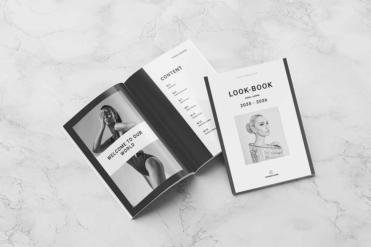Fashion Photography Lookbook, a Brochure Template by Spark_Creative (Photo 2 of 11)