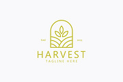 Simple Harvest and Farmland Logo, a Branding & Logo Template by Signatoro (Thumbnail 2 of 2)