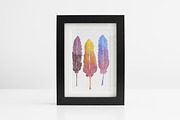 Watercolor Feathers Vol #1, a Texture Graphic by Studio Elle Squared (Thumbnail 2 of 4)
