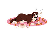 Dog behavior problems set, an Animal Illustration by PaperTrident (Thumbnail 4 of 15)