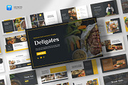 Food & Restaurant Keynote Template, a Presentation Template by fluffstudio (Thumbnail 1 of 5)