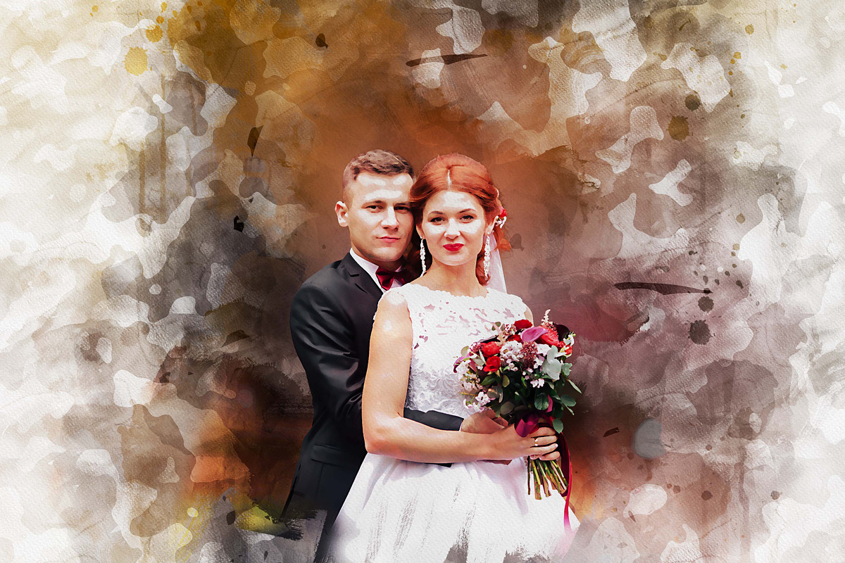 Couples Portrait From Photo, an Action Add-On by Photoshop Action (Photo 8 of 12)