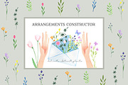 Watercolor Delicate Floral Kit, an Object Graphic by Naty Art (Thumbnail 1 of 18)