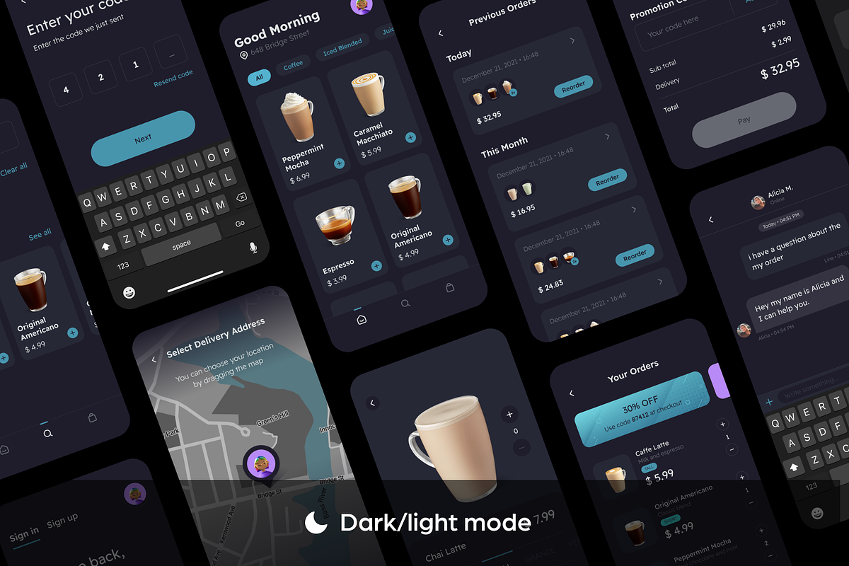 Veroo Delivery App UI Kit, an UI Kit Template by phoneixdesign (Photo 5 of 6)