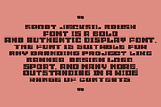 Sport Jecksil Brush, a Handwritten Font by QR Design Studio (Thumbnail 5 of 7)
