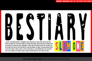 SlimOne Bestiary Decorative Font