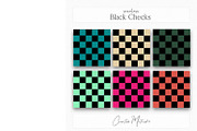 Black Checkered Seamless Patterns, a Pattern Graphic by Creative Matrix82 (Thumbnail 4 of 7)