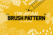 Handmade Brush Pattern - Procreate, a Brush Add-On by Eliza Moreno Illustration (Thumbnail 1 of 5)