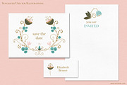 Floral Nouveau: Vector Art +Bonus, an Illustration by Erica Hite (Thumbnail 2 of 5)