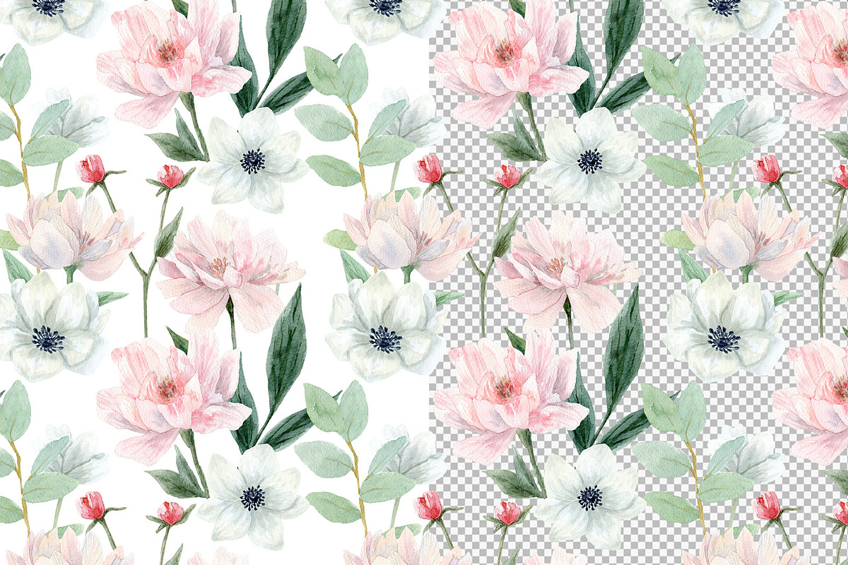 Watercolor Peony. Pink peonies., a Decorative Illustration by Slastick (Photo 5 of 11)