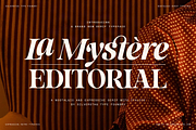 La Mystere - Editorial Serif Font, a Serif Font by SilverStag Type Foundry (Thumbnail 1 of 30)