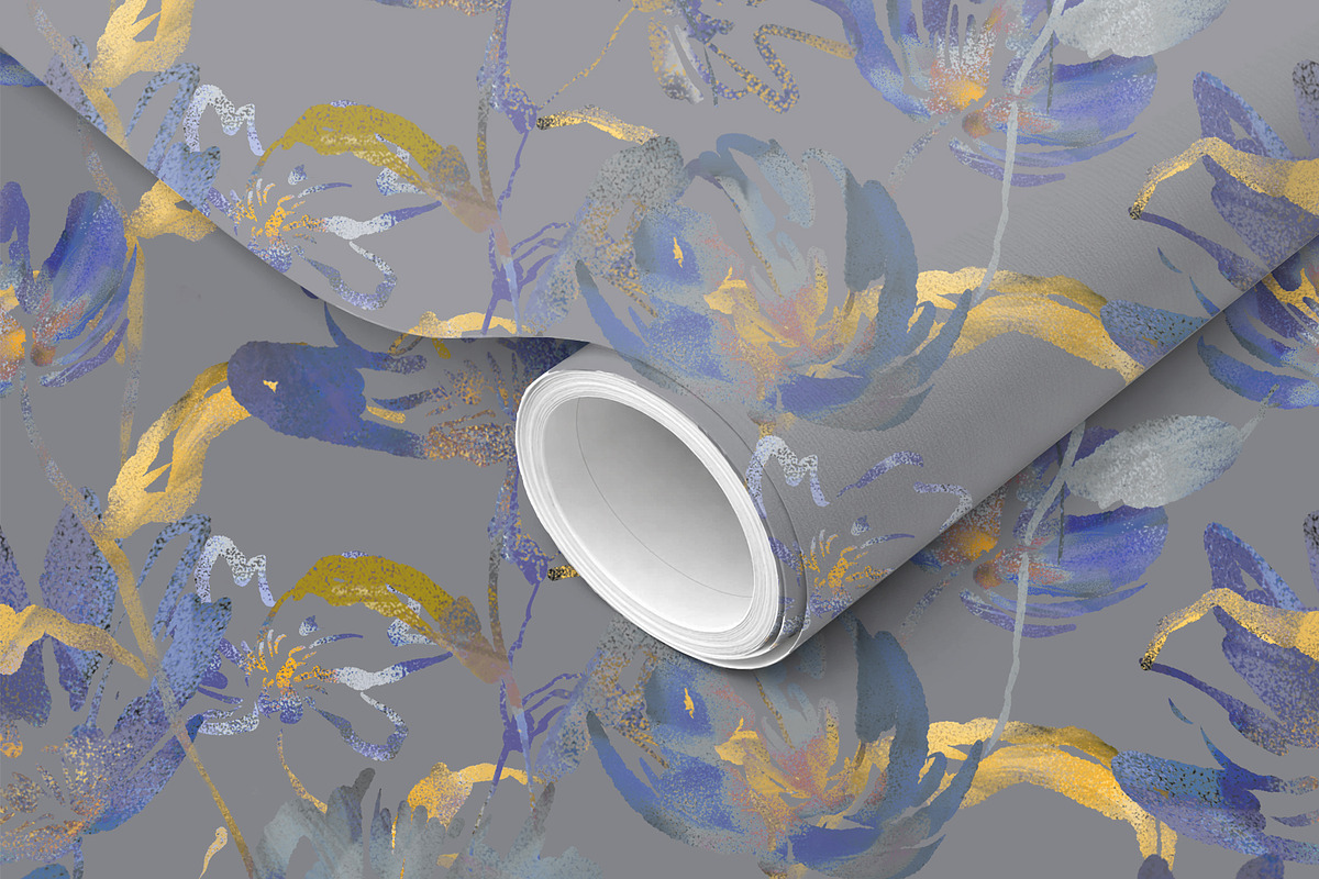 ELEGANT BOTANICAL SEAMLESS DESIGN, a Pattern Graphic by MartinShop (Photo 3 of 10)
