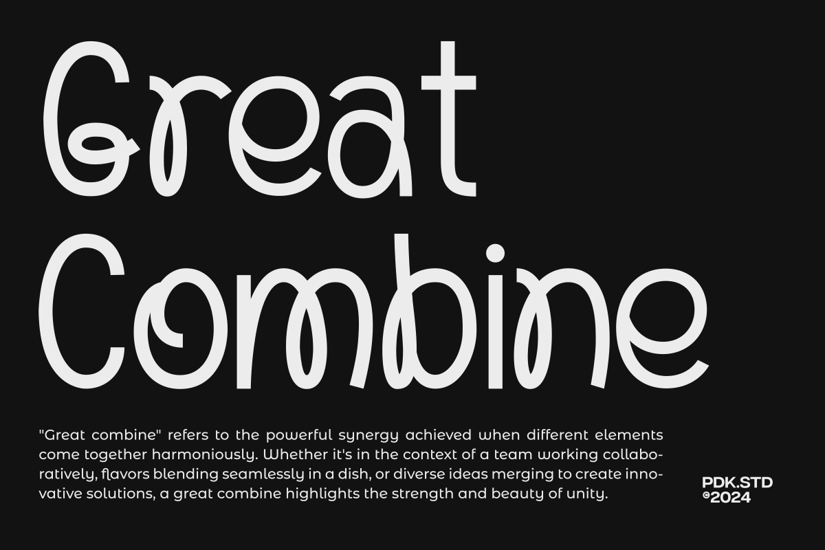 Kagon - Unique Modern Experimental, a Sans Serif Font by Pandeka Studio (Photo 6 of 12)