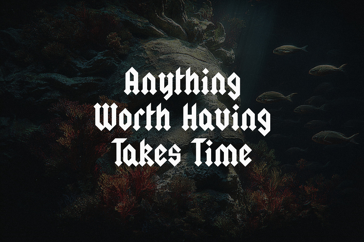 The Gothic Rite - Dark Academia Font, a Blackletter Font by HipFonts (Photo 3 of 9)