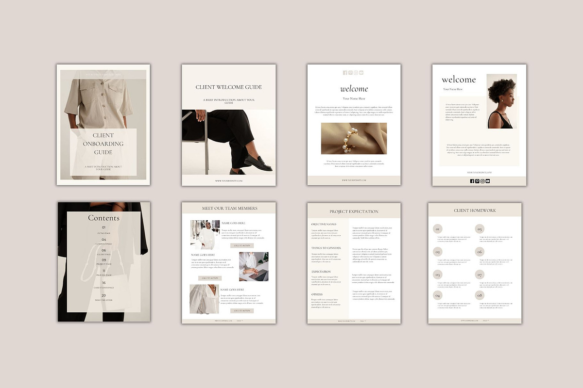 Client Services Experience Bundle, a Brochure Template by Deepa Template Studio (Photo 6 of 20)