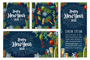 Bundle for Merry Christmas New Year, a Decorative Illustration by MoreVector (Thumbnail 3 of 5)