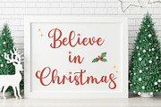 Snow Christmas Font Duo, a Script Font by AnningArts (Thumbnail 6 of 9)