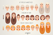 Character portrait creator (PSD), a Person Illustration by Mandarinkas art (Thumbnail 4 of 8)