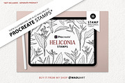 Heliconia Flower Vector Line Art, a Decorative Illustration by MadliArt (Thumbnail 4 of 4)