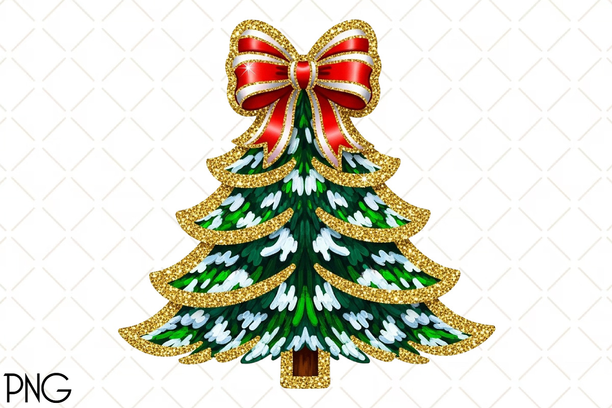 Christmas Tree PNG, an Illustration by Black Bird Studio (Photo 1 of 4)