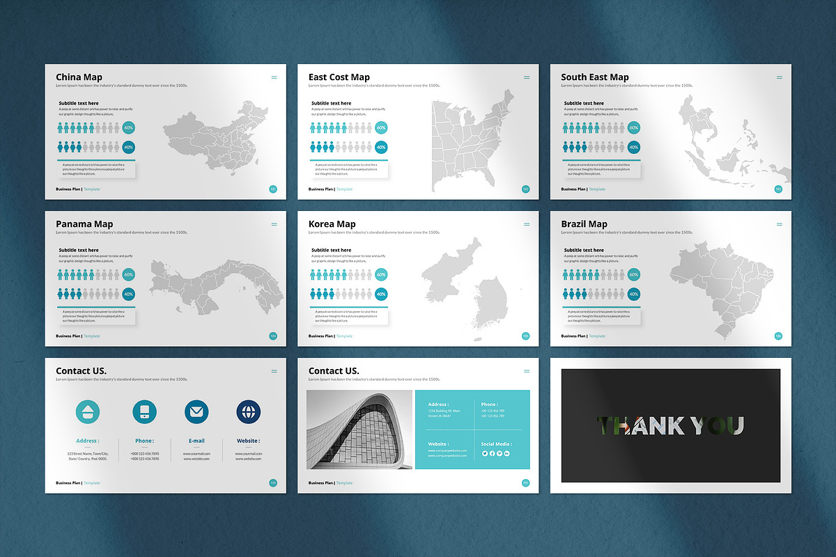 Business Plan PowerPoint Template, a Presentation Template by CreativeSlides (Photo 22 of 23)