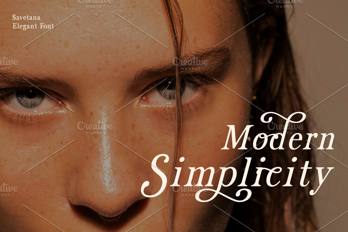 CF Savetana - Elegant Bohemian Serif, a Serif Font by Indotype Foundry (Photo 8 of 10)