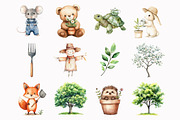 Garden Pals Clipart, a Seasonal Illustration by Design Market (Thumbnail 3 of 5)