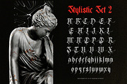 Makhor Metal Blackletter Font, a Blackletter Font by alit design (Thumbnail 11 of 20)