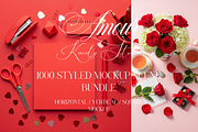 Valentine Aesthetic Desk Mockup 1000, a Packaging Mockup by KennedyStudio (Thumbnail 1 of 11)