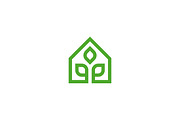 Green House Logo, a Branding & Logo Template by Mauro Bertolino (Thumbnail 1 of 4)
