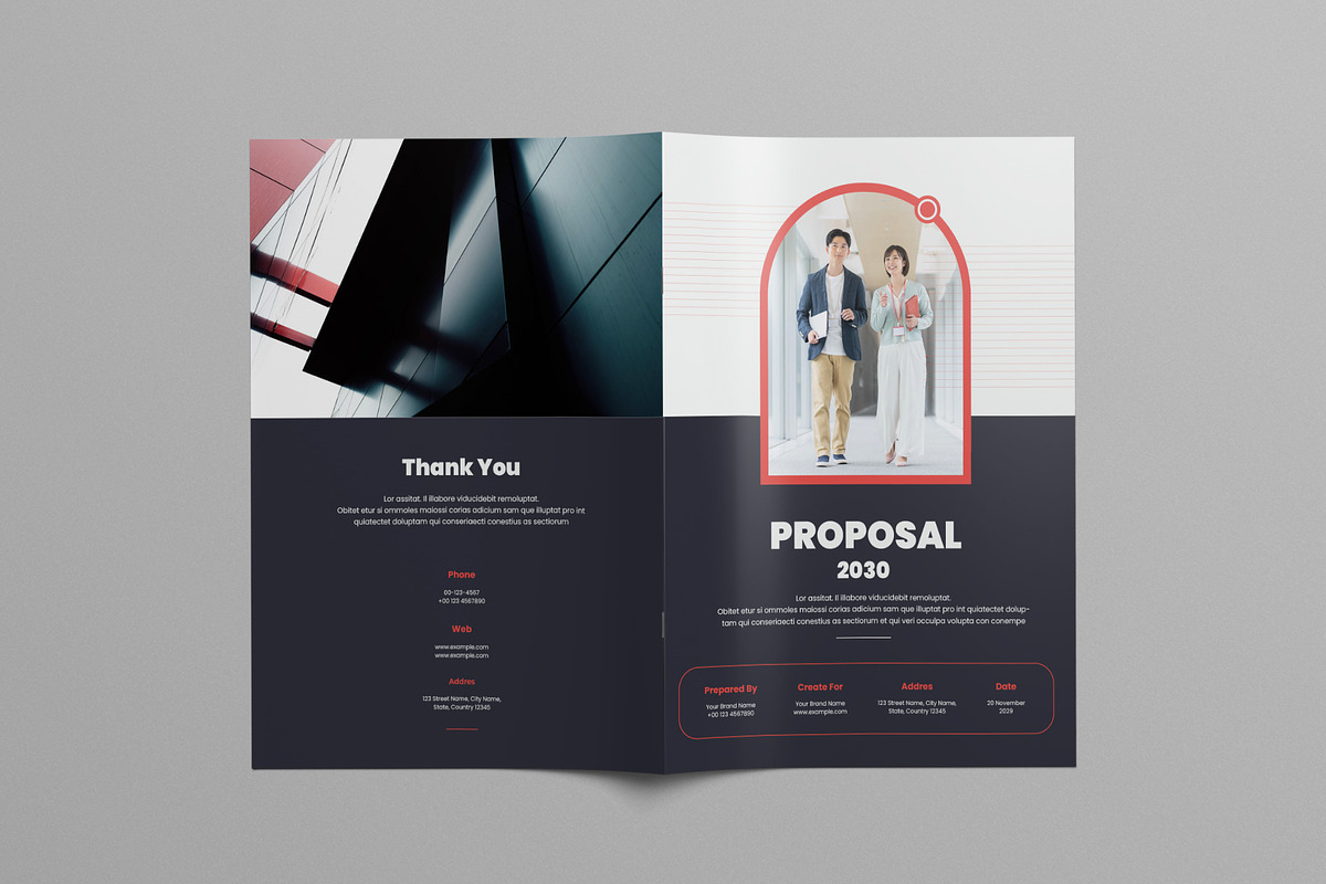 Proposal | InDesign, a Brochure Template by Pixelpick (Photo 9 of 9)