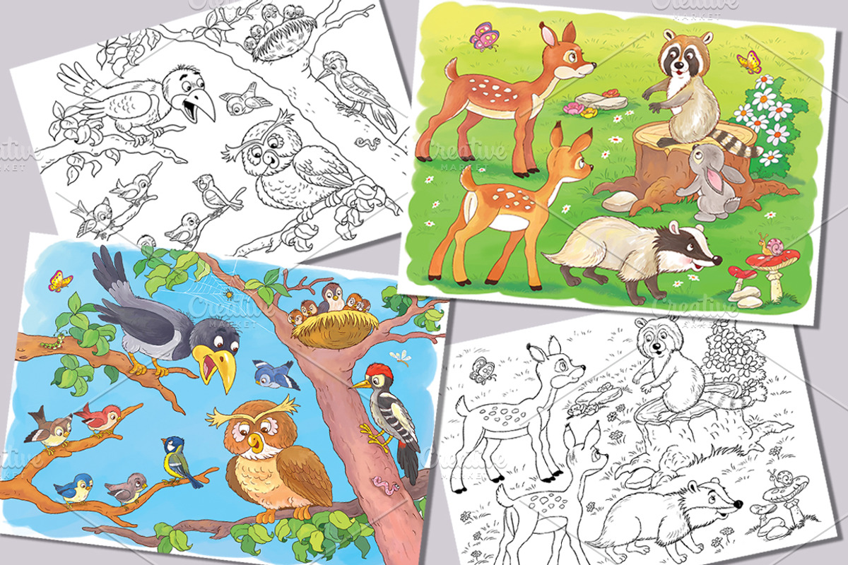 Cute woodland animals bundle, an Animal Illustration by Haso (Photo 4 of 10)