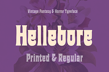 Hellebore Fantasy Nouveau Font