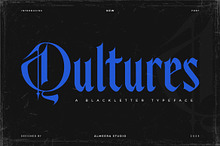 Qultures – Blackletter Typeface