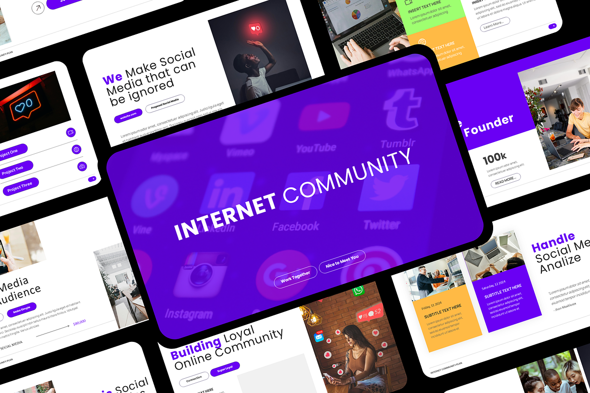 Internet Marketing Powerpoint, a Presentation Template by Hammad Arif (Photo 1 of 3)