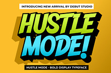 Hustle Mode - Bold Display Typeface
