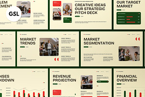 Investor Pitch Deck Google Slide, a Presentation Template by graphicook