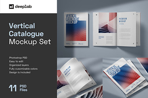 Vertical Catalog, Magazine Mockup