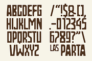 SFC LAS PARTA - Tall Display Font, a Sans Serif Font by Skilline Supply Co. (Thumbnail 2 of 8)