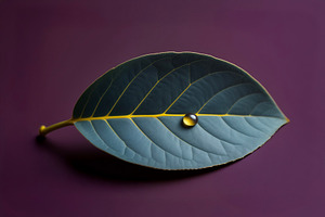 Minimalist Botanical Leaf, a Photo by rarrarorro