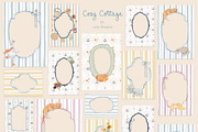 Cottagecore Clipart, Frames, Prints, a Decorative Illustration by whiteheartdesign (Thumbnail 9 of 34)