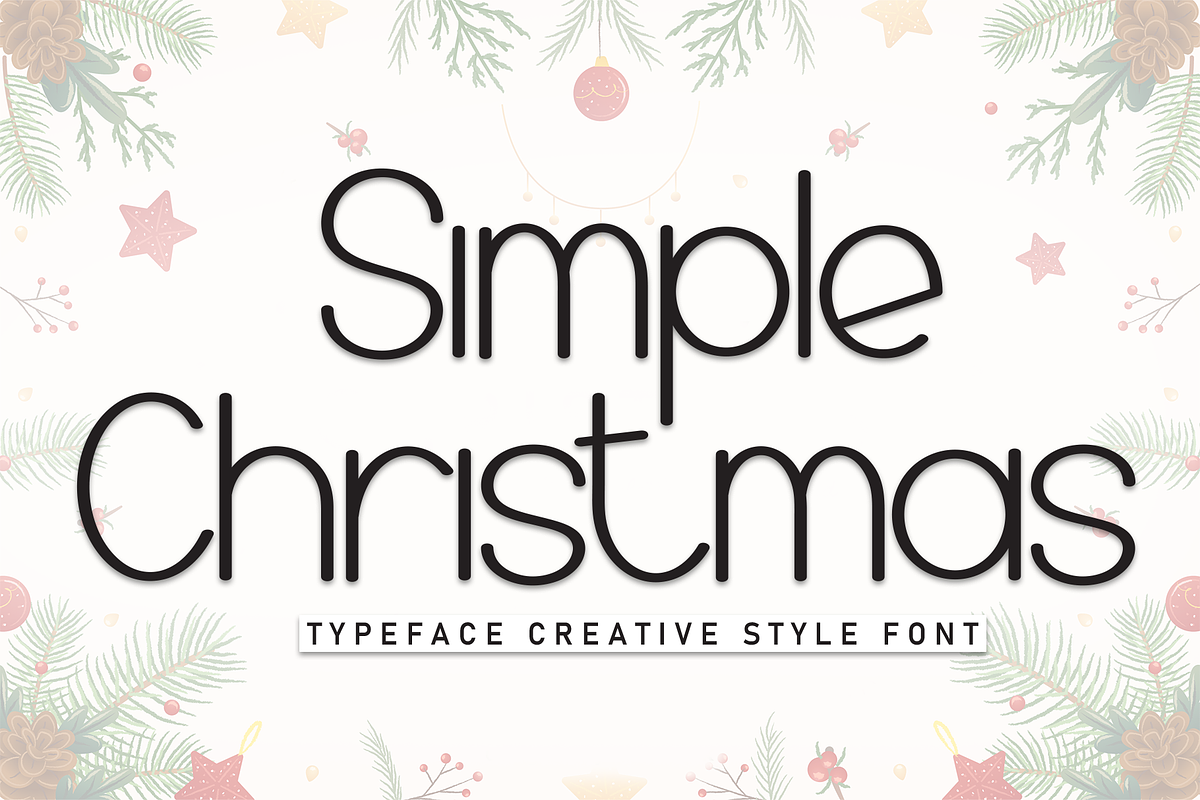 Simpel Christmas | Script Font, a Script Font by Scratchones (Photo 1 of 8)