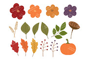 Autumn Harvest Wreath & Extras, an Illustration by Amanda Ilkov (Thumbnail 4 of 4)